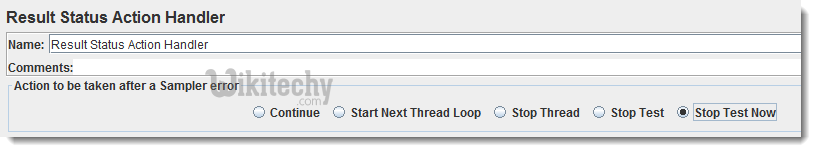  process of result status action handler